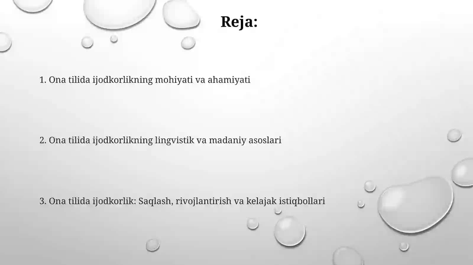 Ona tilidagi ijodkorlik 2