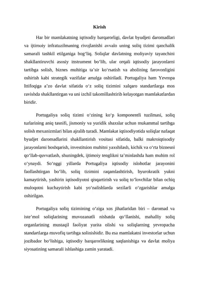 Portugaliya soliq tizimi 2