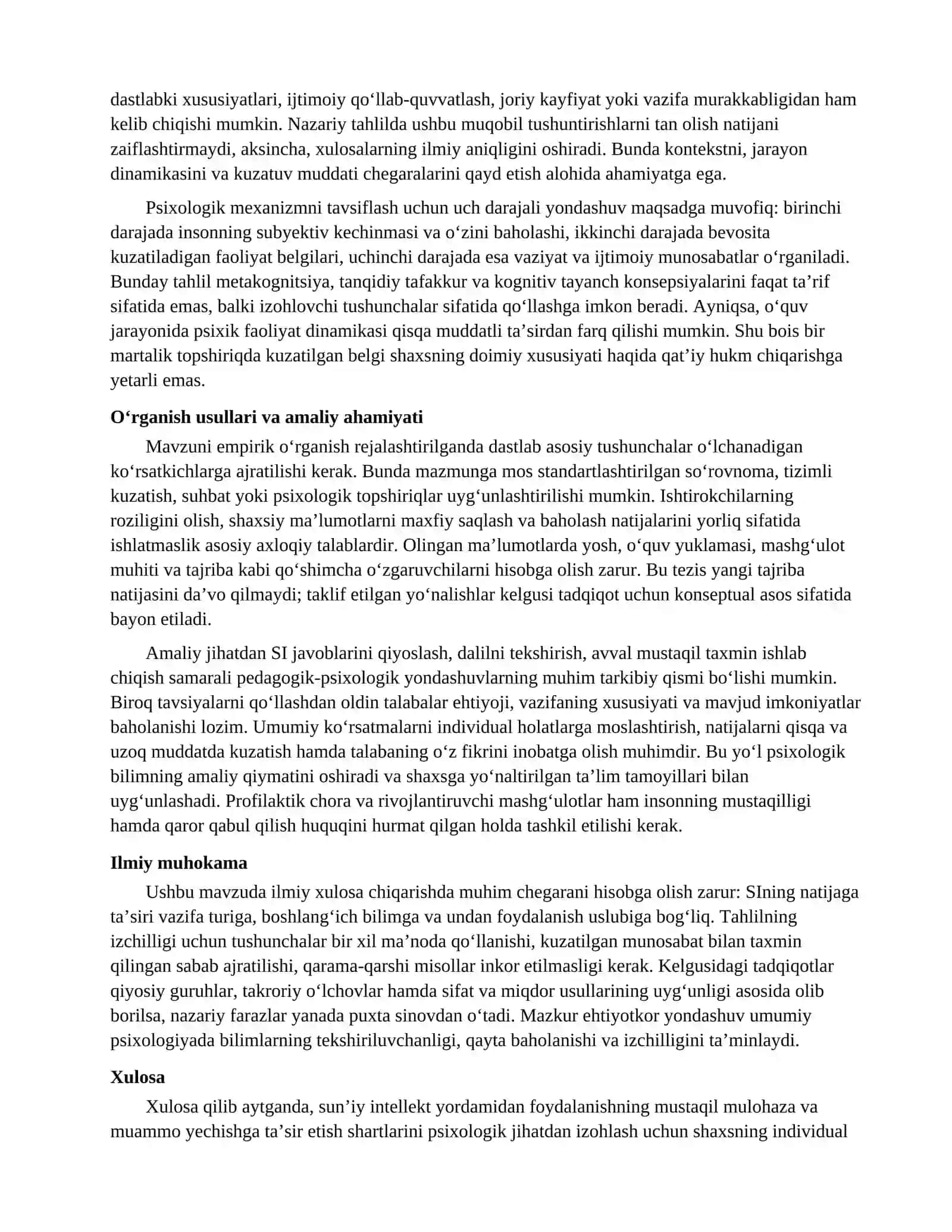 SUN’IY INTELLEKT TEXNOLOGIYALARINING INSON TAFAKKURI VA BILISH JARAYONLARIGA PSIXOLOGIK TA’SIRI 2