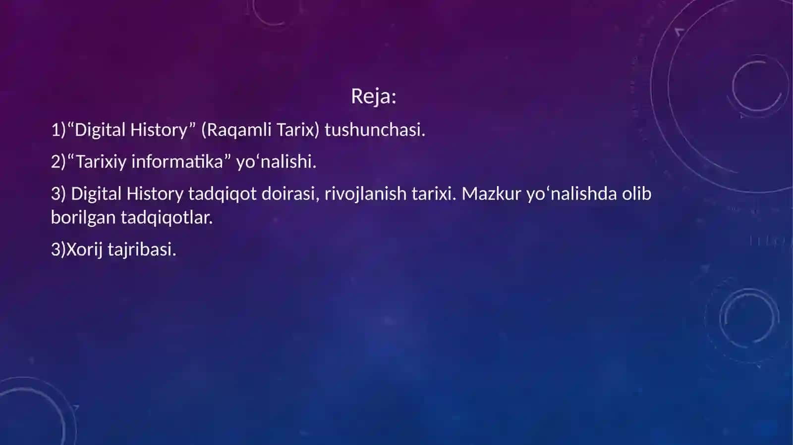 Tarixiy informatika 2