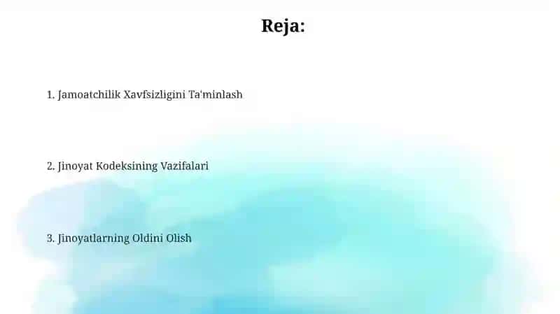 Jinoyat Kodeksi 2