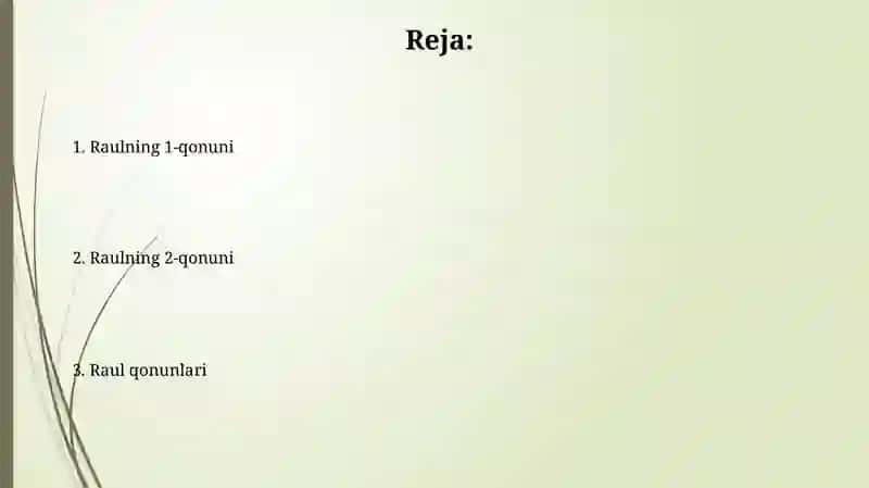 Raul qonunlari 2
