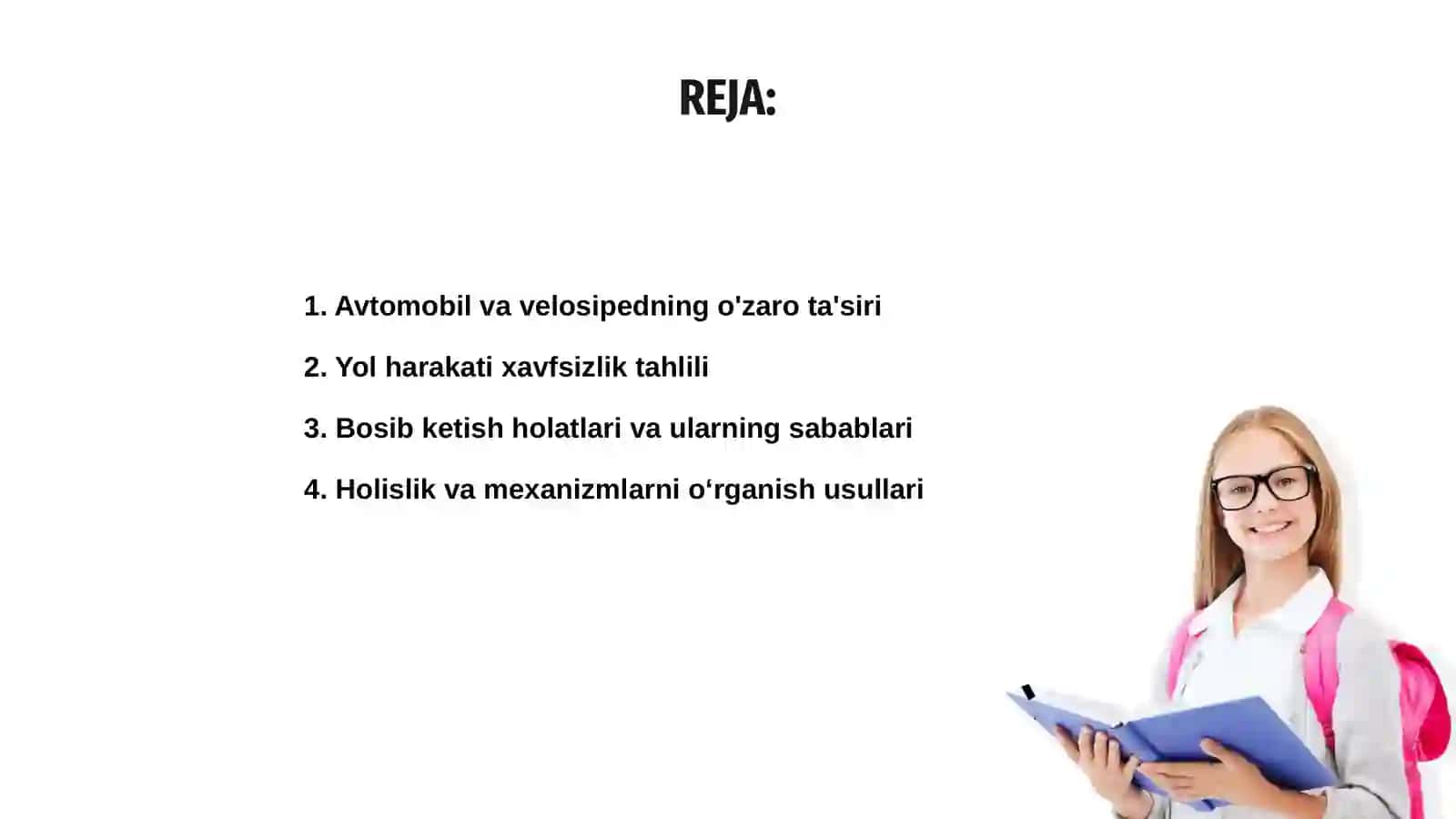 Avtomobil va velosipedning o'zaro ta'siri 2