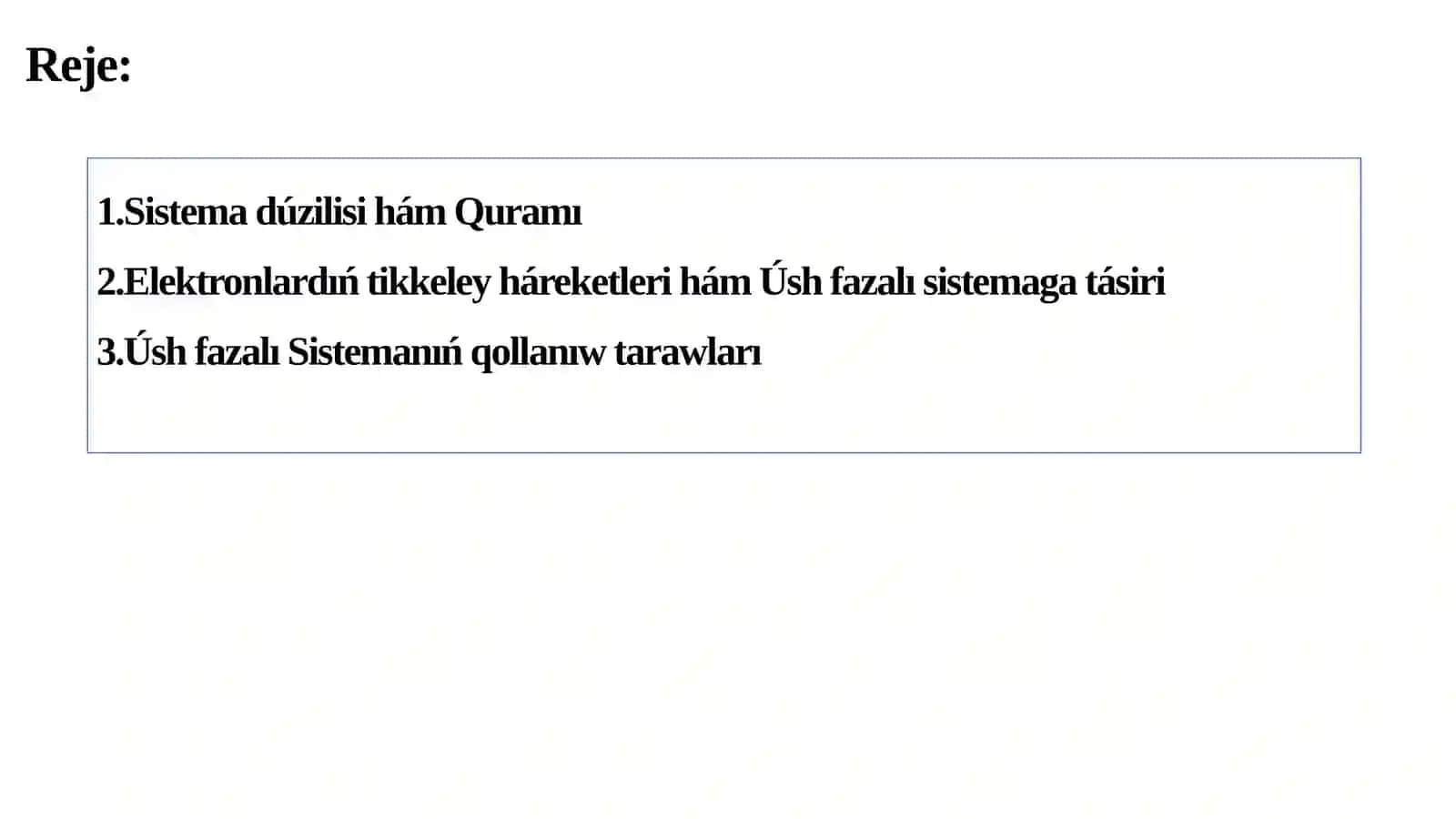 Úsh Fazali E. Yu. K Kúshleniw hám tok sisteması 2