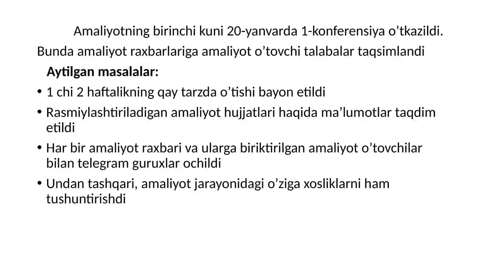 ZuxroningPedagogik amaliyot taqdimoti 2