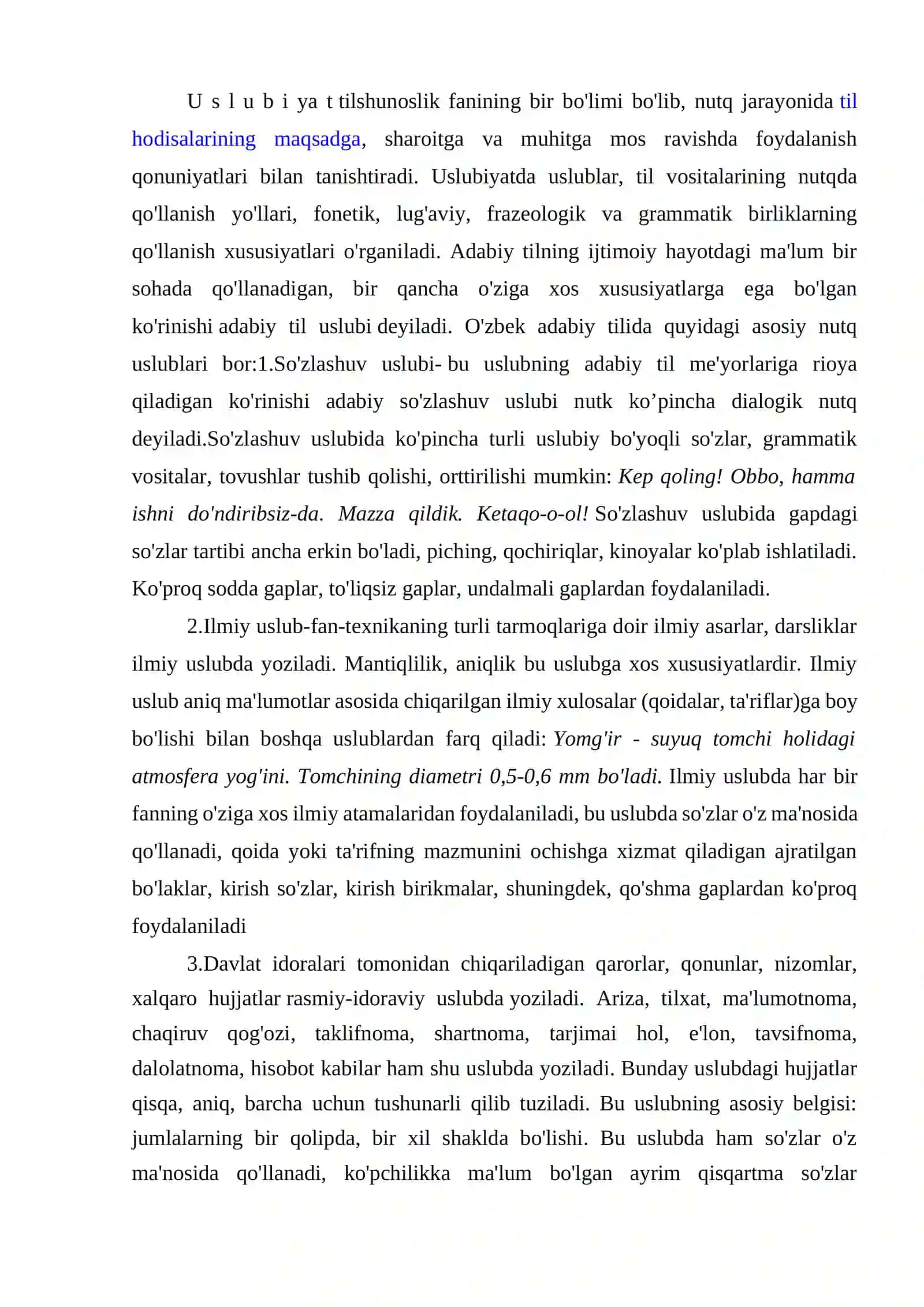 So`zlashuv nutq uslubi. Nutqiy kompetentlikka rioya qilish 2