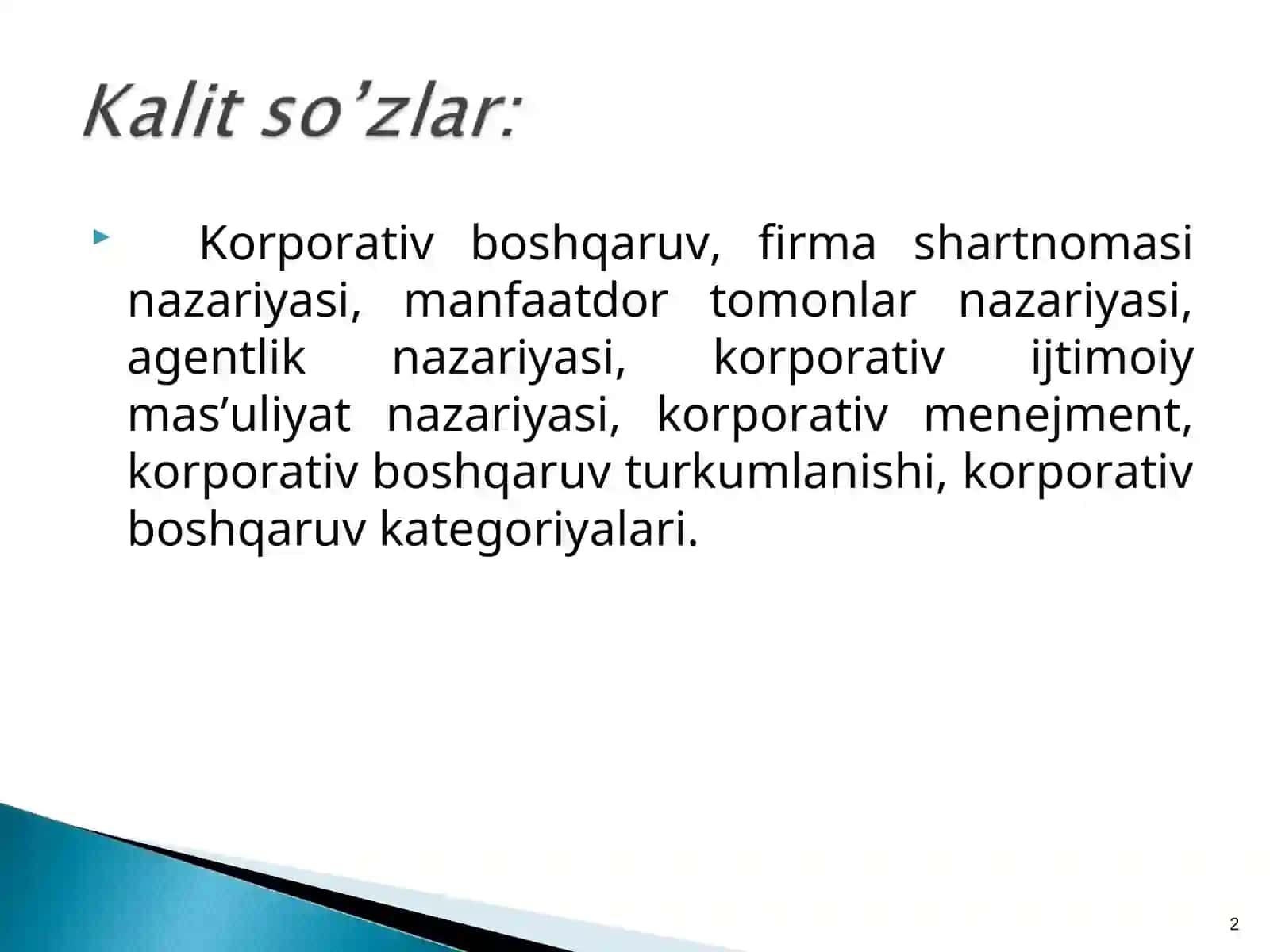 Korporativ menejment 2