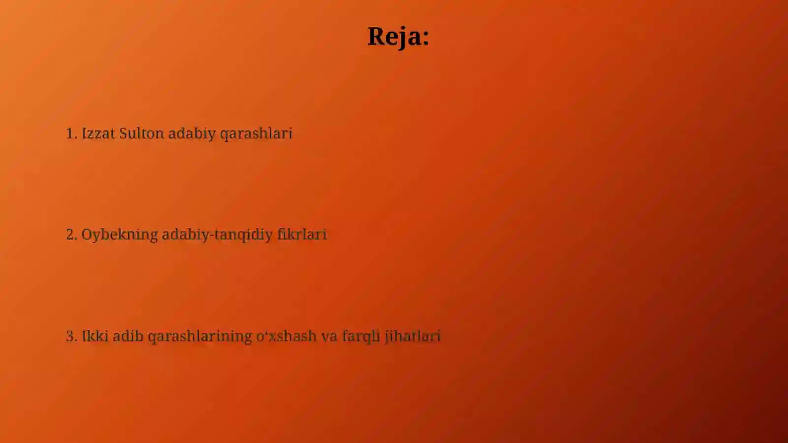 Izzat Sulton va Oybekning adabiy-tanqidiy qarashlari 2