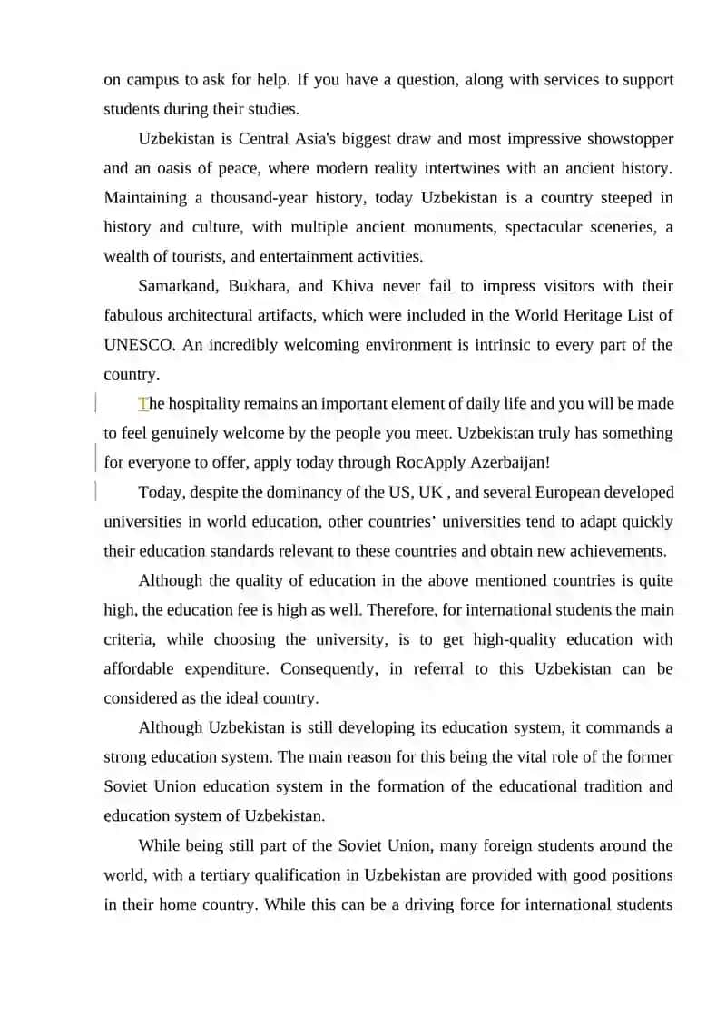 Universities of Uzbekistan 2