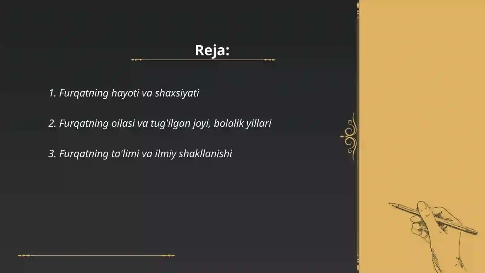 Furqat hayoti va ijodi 2