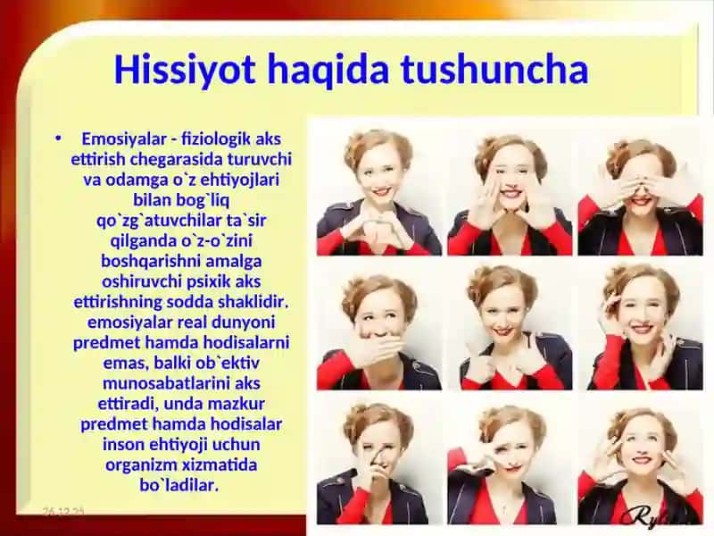 HISSIYOTNING O’ZIGA HOSLIGI 2