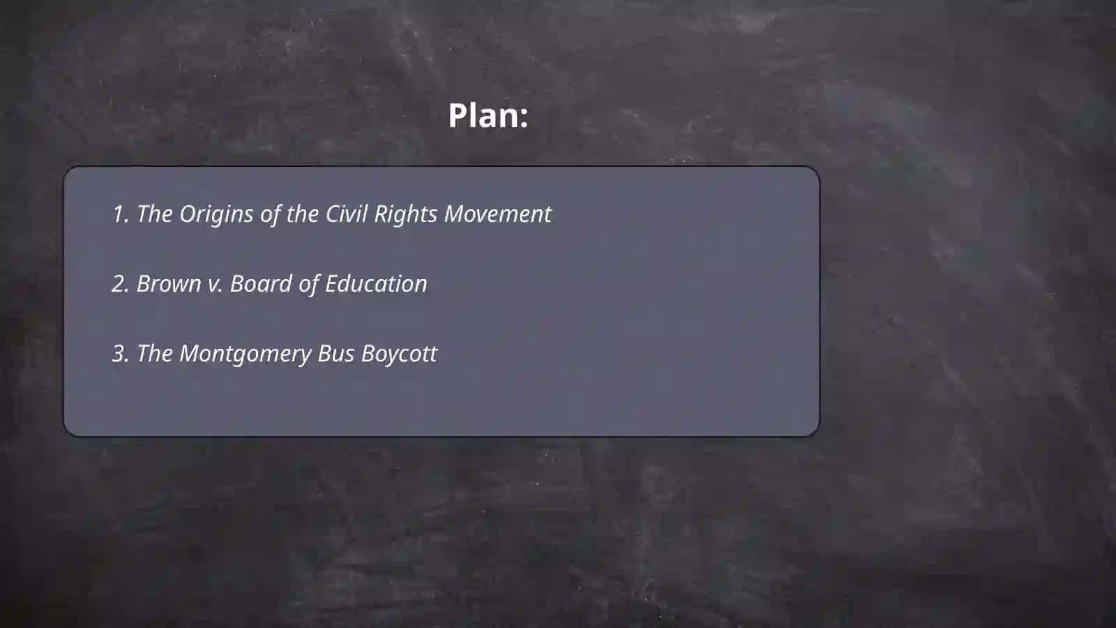 The civil rights movement in the USA 2