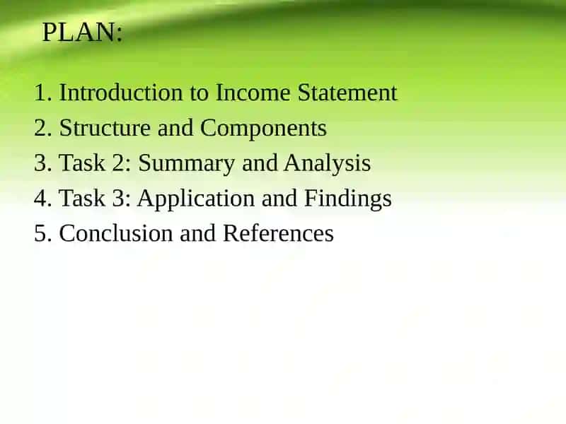 Income Statement 2