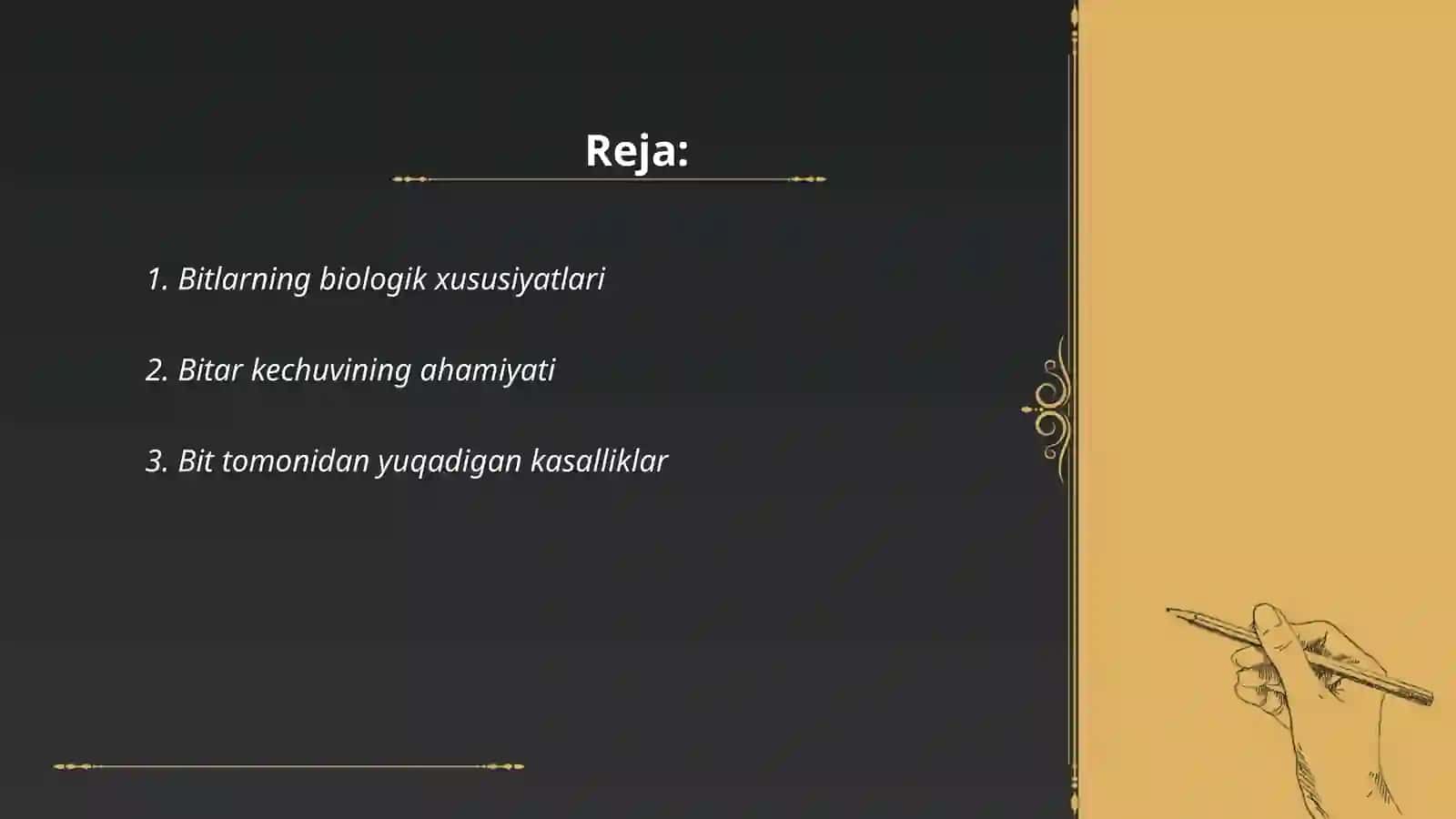 Bitlarning Biologiyasi 2