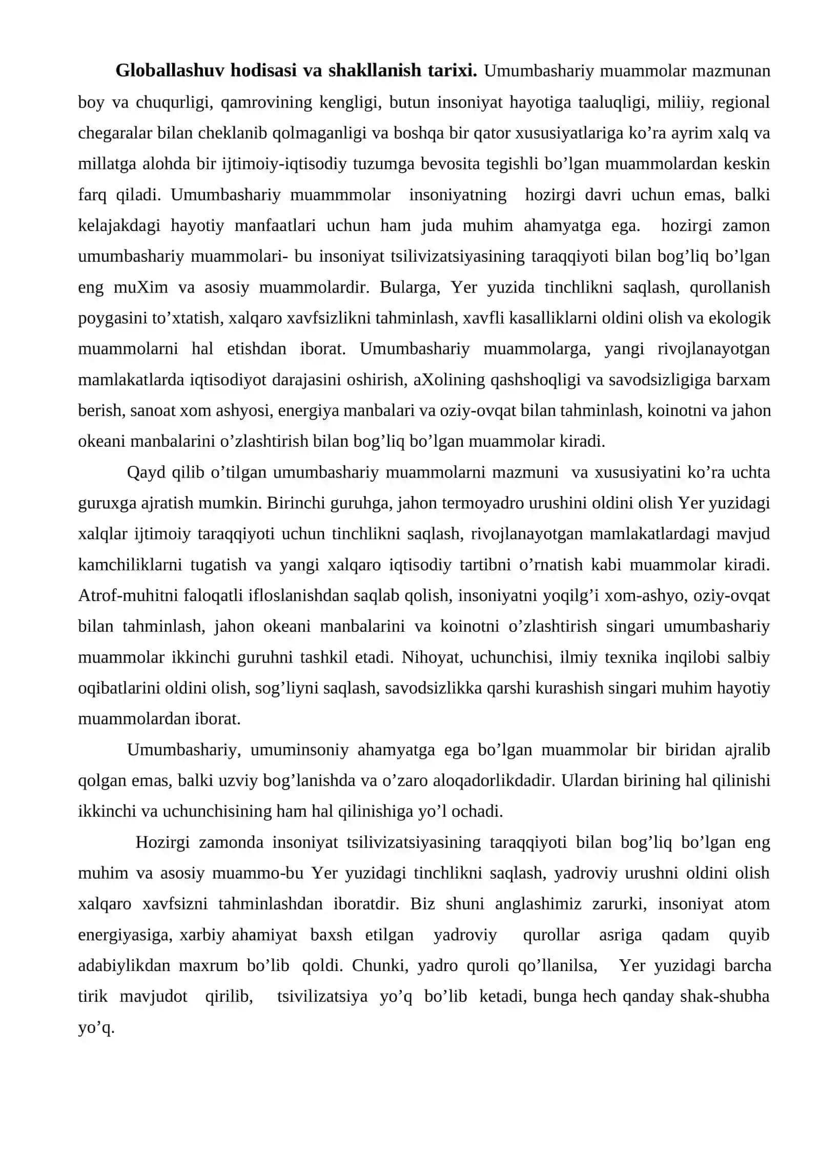 Globallashuv va axborotlashuvning falsafiy muammolari 2