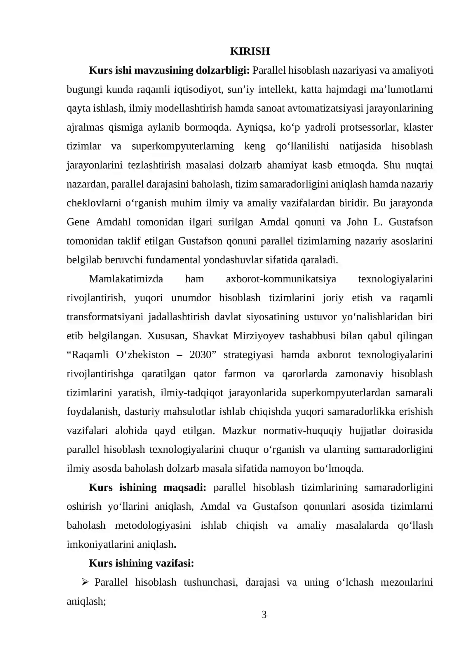 PARALLEL DARAJASINI BAHOLASHNING NAZARIY ASOSLARI 2