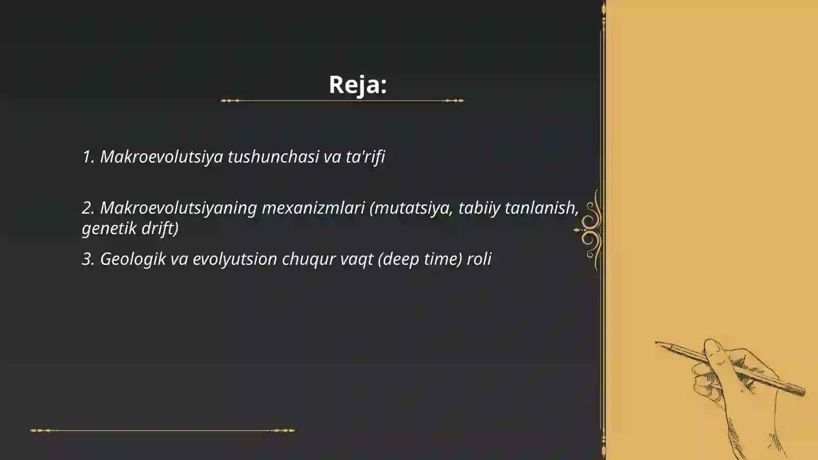 Makroevolutsiya tushunchasi 2