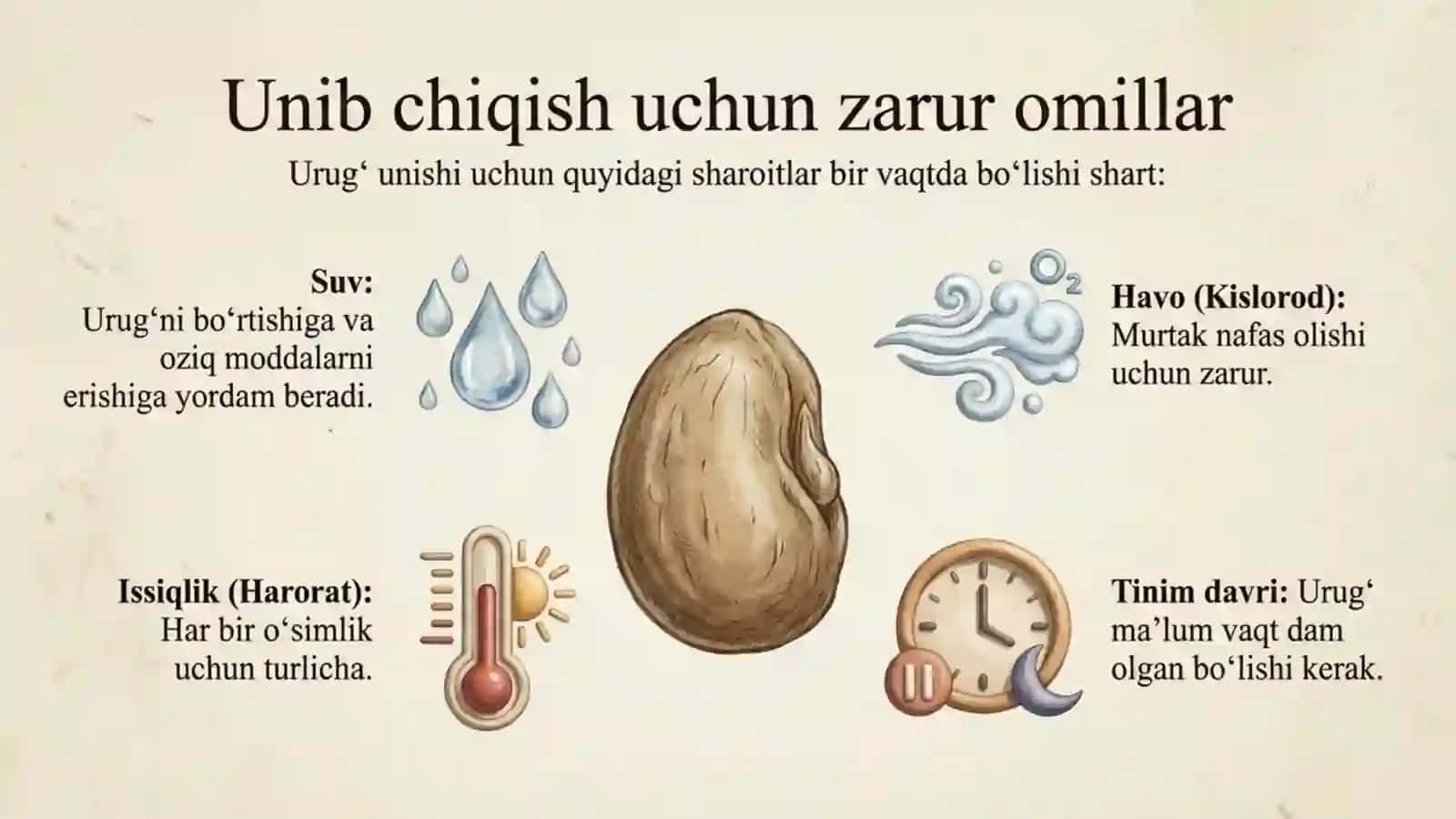Urug'larning unib chiqishi 2