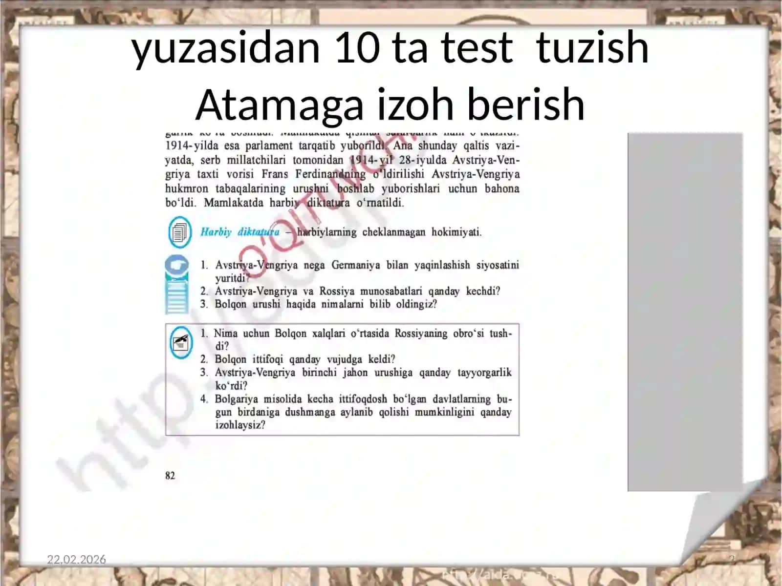 9-sinf Jahon tarixi fani darsligi 2