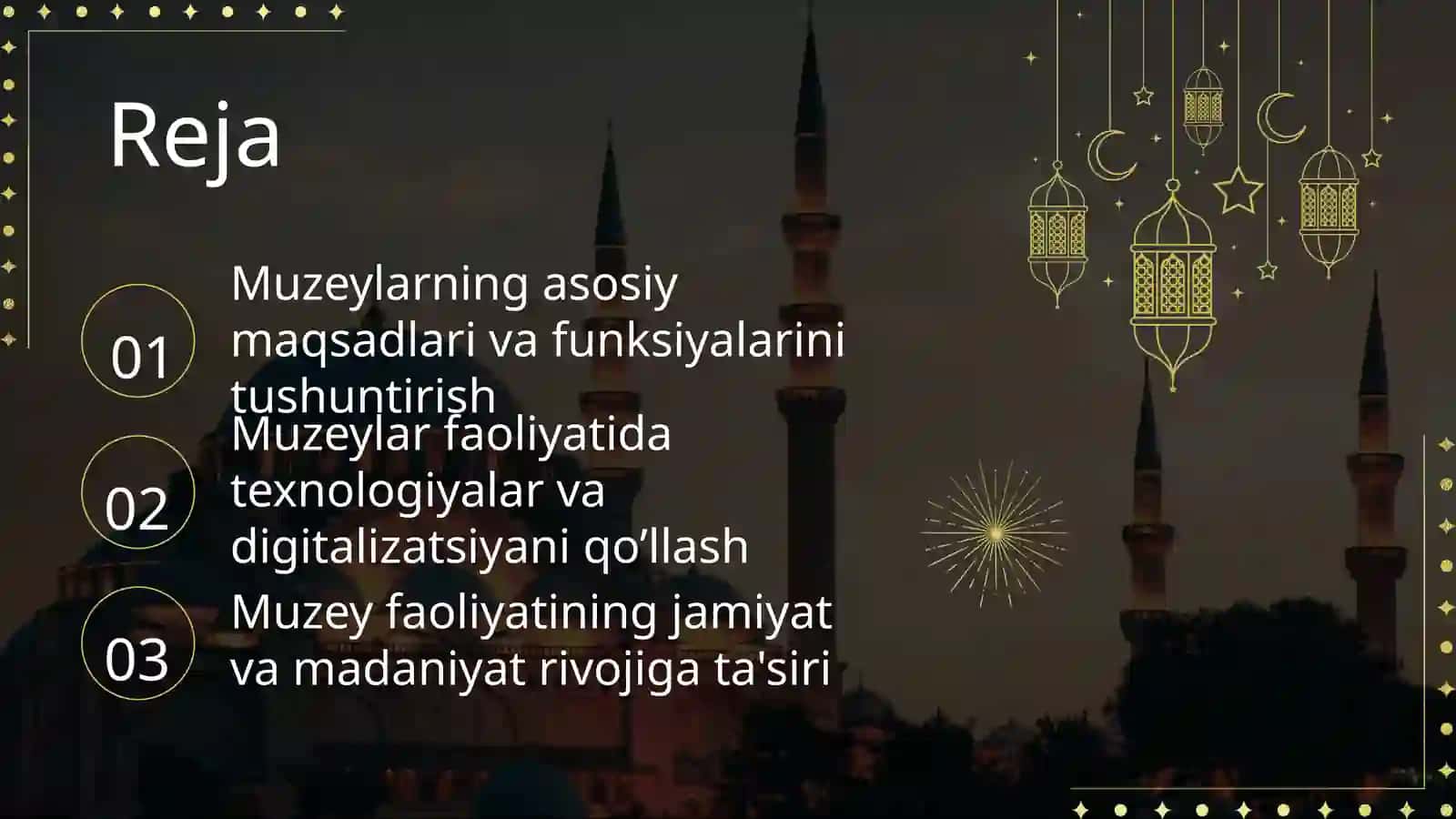 Muzeylar faoliyati 2