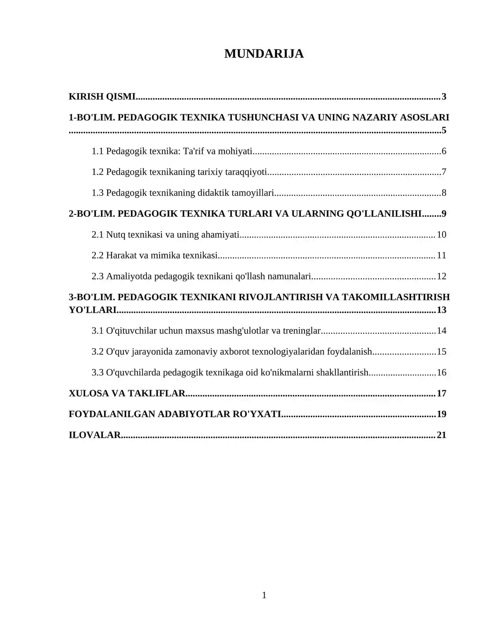 Pedagogik texnika xaqida tushuncha 2