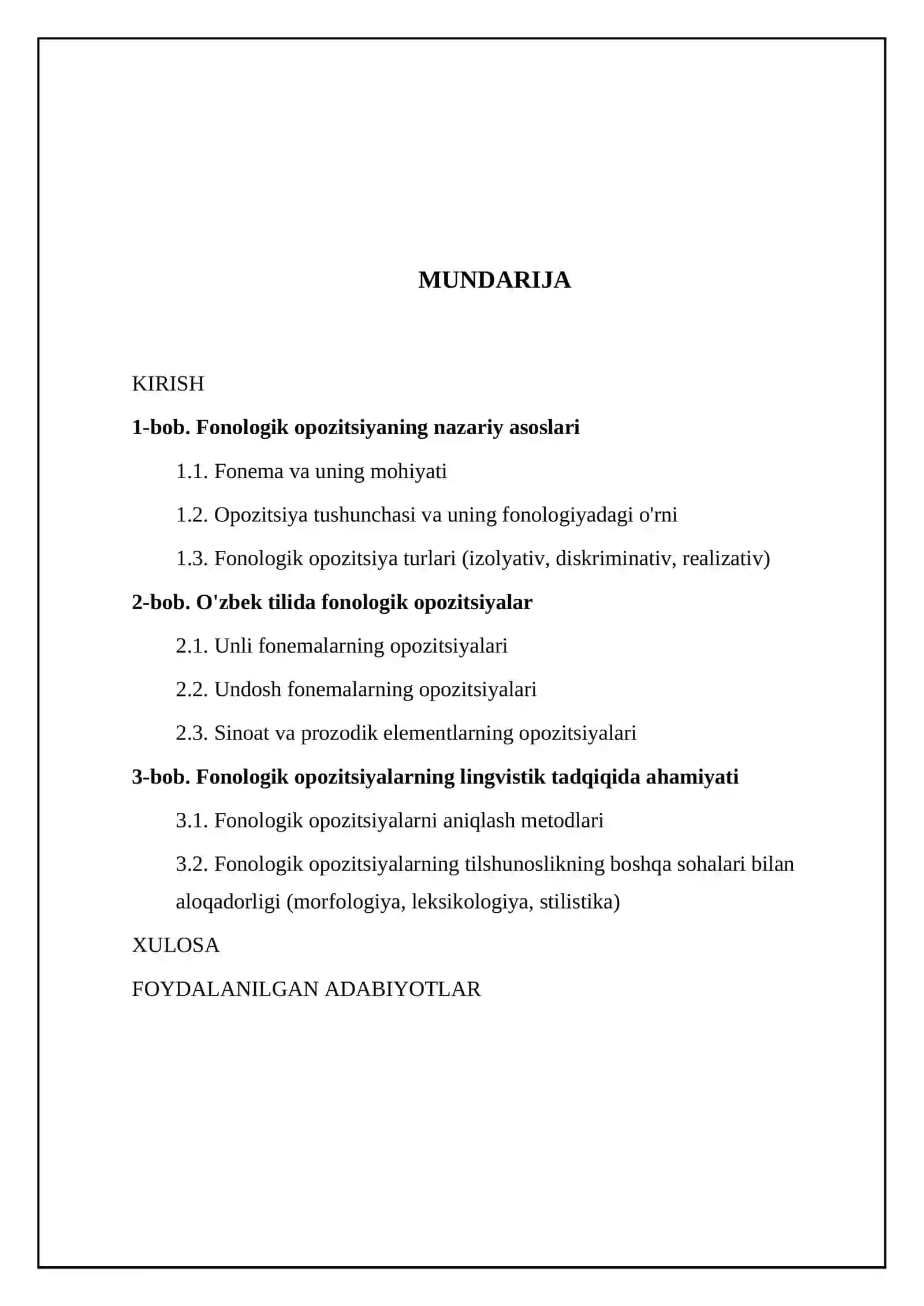 Fonologik opozitsiya 2