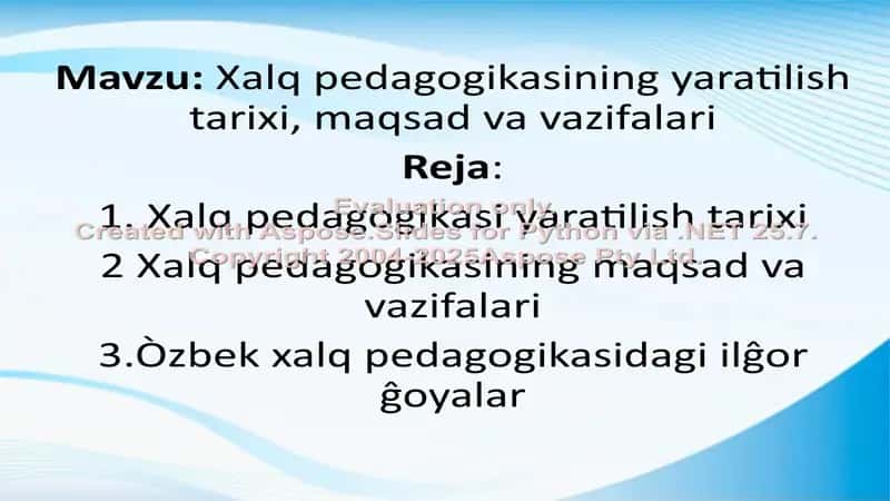 Xalq pedagogikasi 2