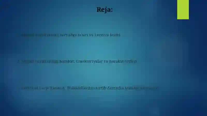 Magnit maydonning zaryadgata’siri 2