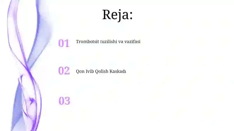 Trombositlar. Qon ivish jarayoni 2