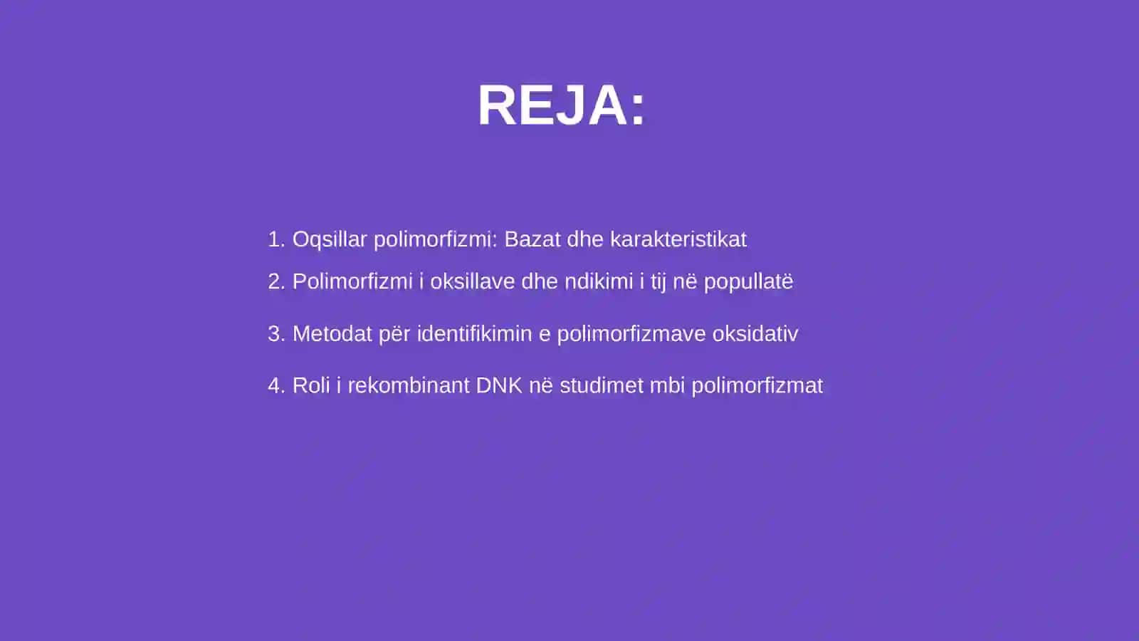 Oqsillar polimorfizimi. Tibbiyotda rekombinant DNK dan foydalanish 2