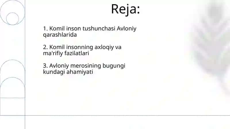 Komil inson haqida qarashlari 2