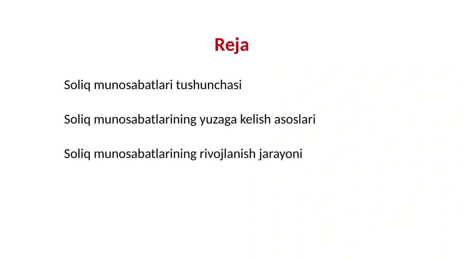 Soliq munosabatining yuzaga kelishi 2