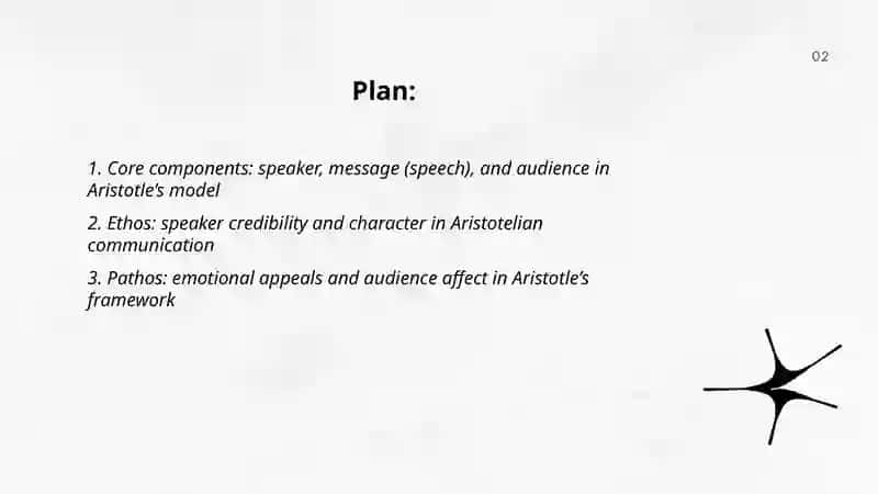 Aristotel’s model (model of communication) 2
