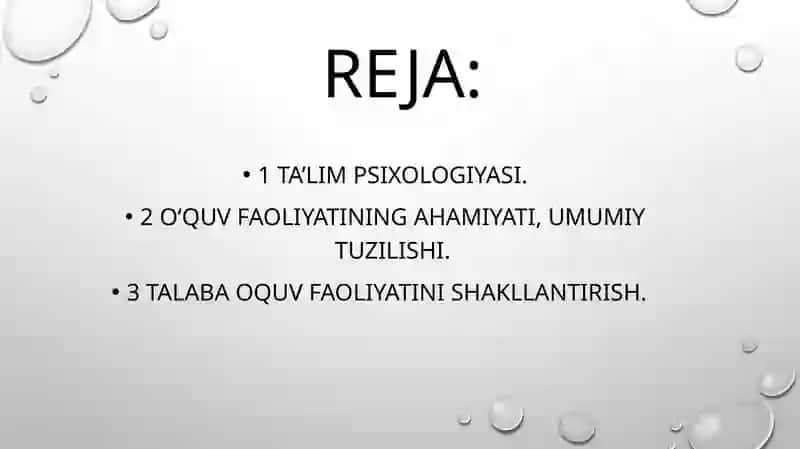 Talabalar psixologiyasi va oʻquv faoliyati 2