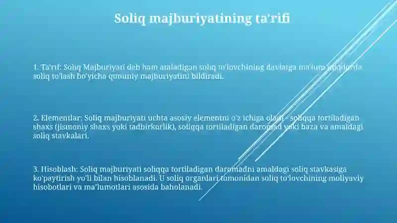 Soliq Majburiyati 2