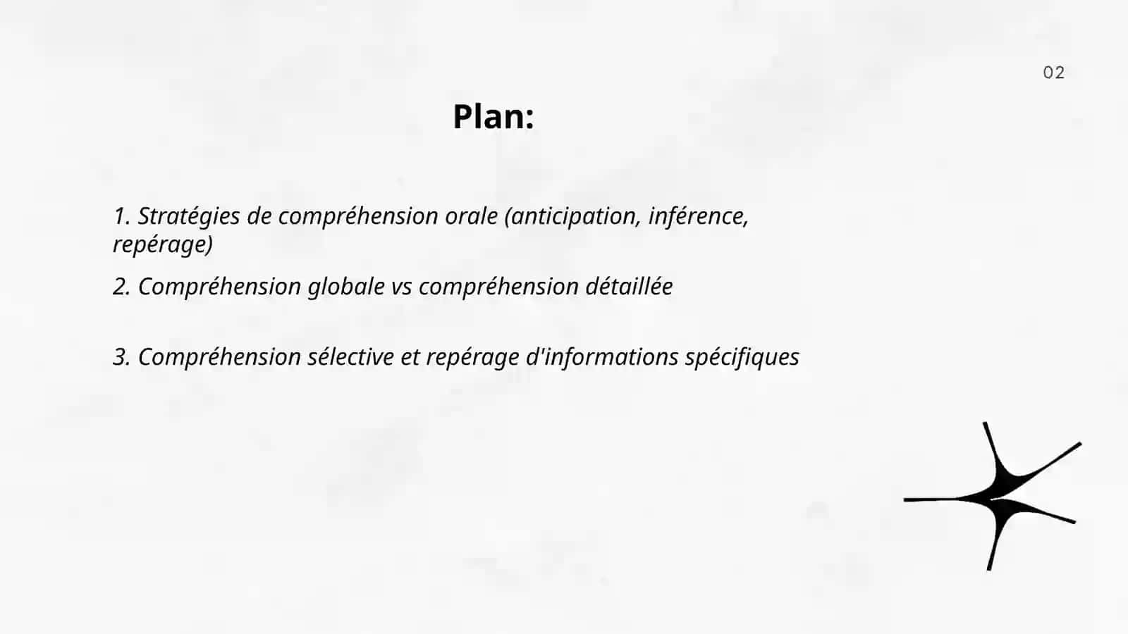 La comprehension orale en langue etrangere 2