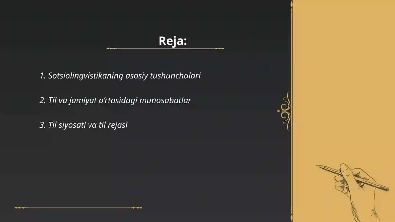 Sotsiolingvistikaning òrganilishi 2