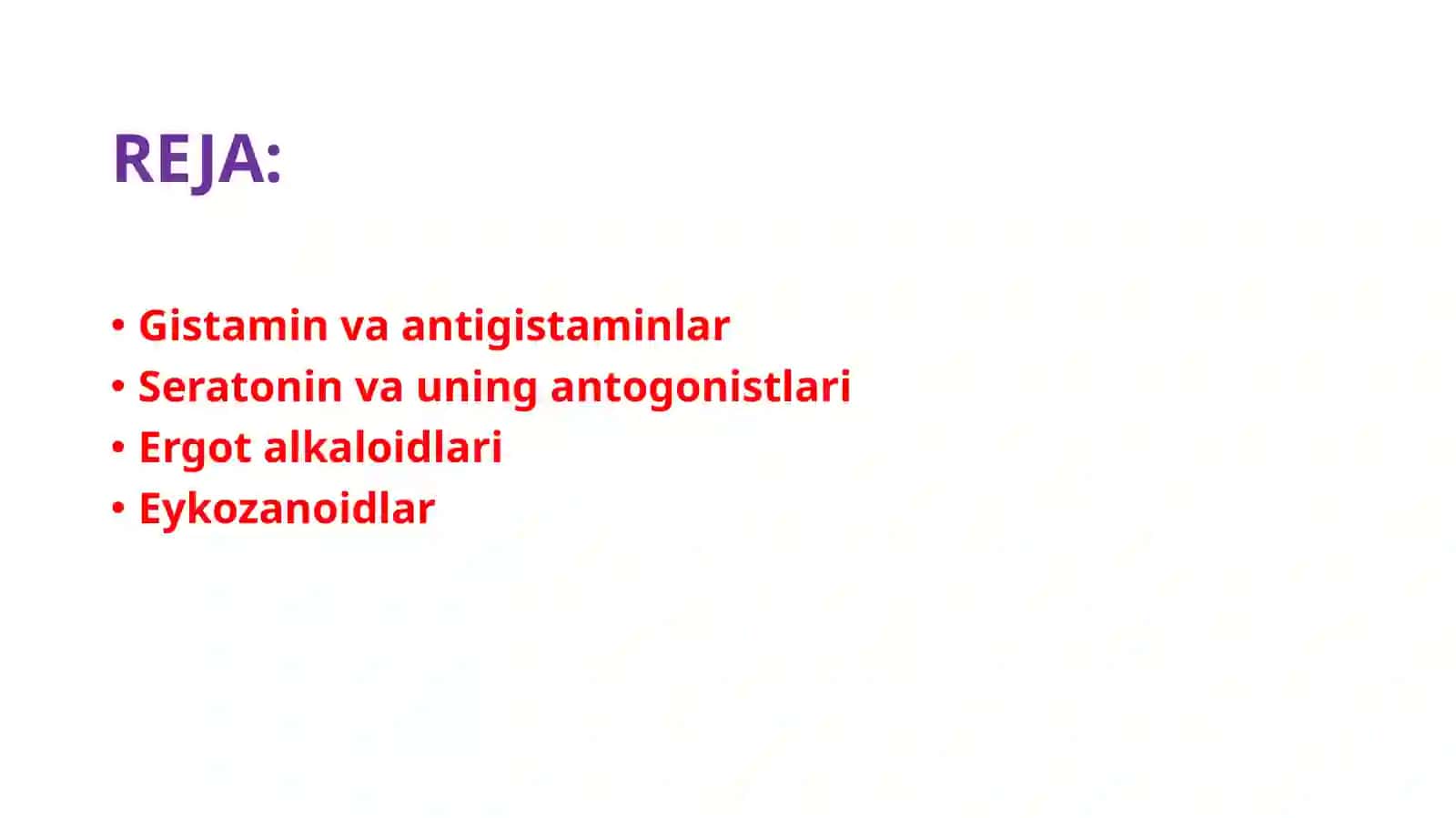 AUTOKOIDLAR VA ERGOTLAR 2