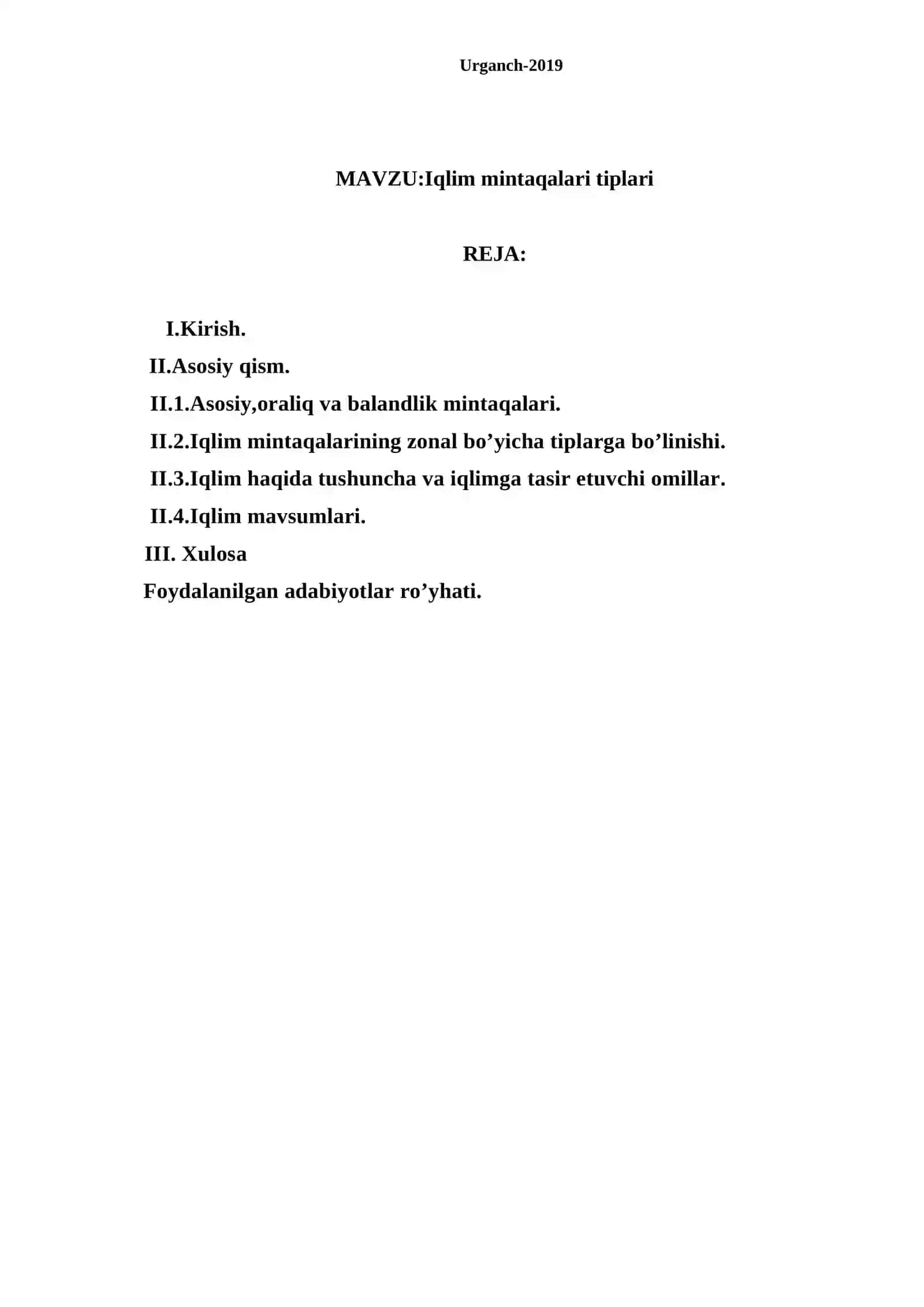 Iqlim mintaqalari va iqlim tiplari 2