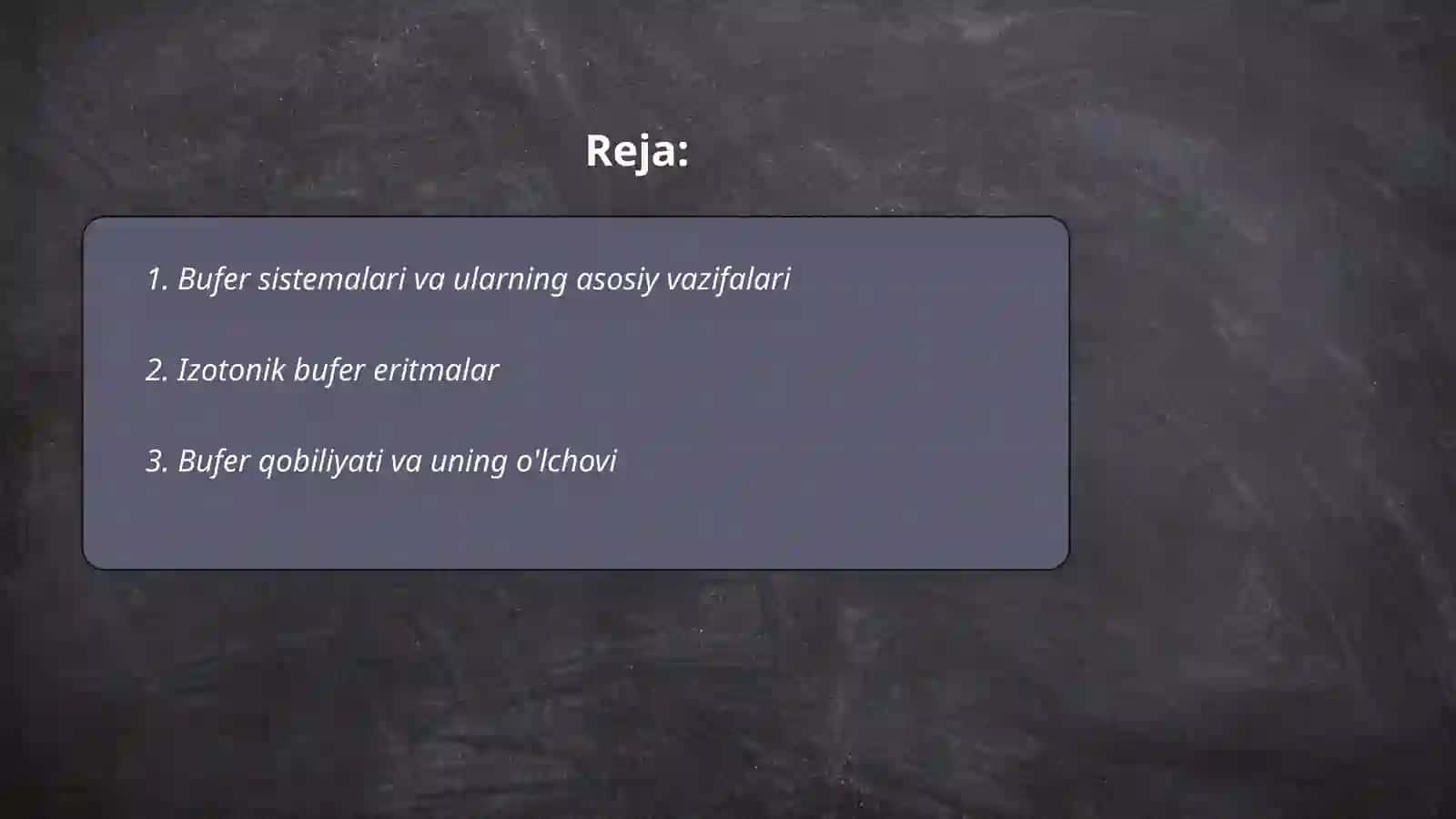 Bufer sistemasi 2