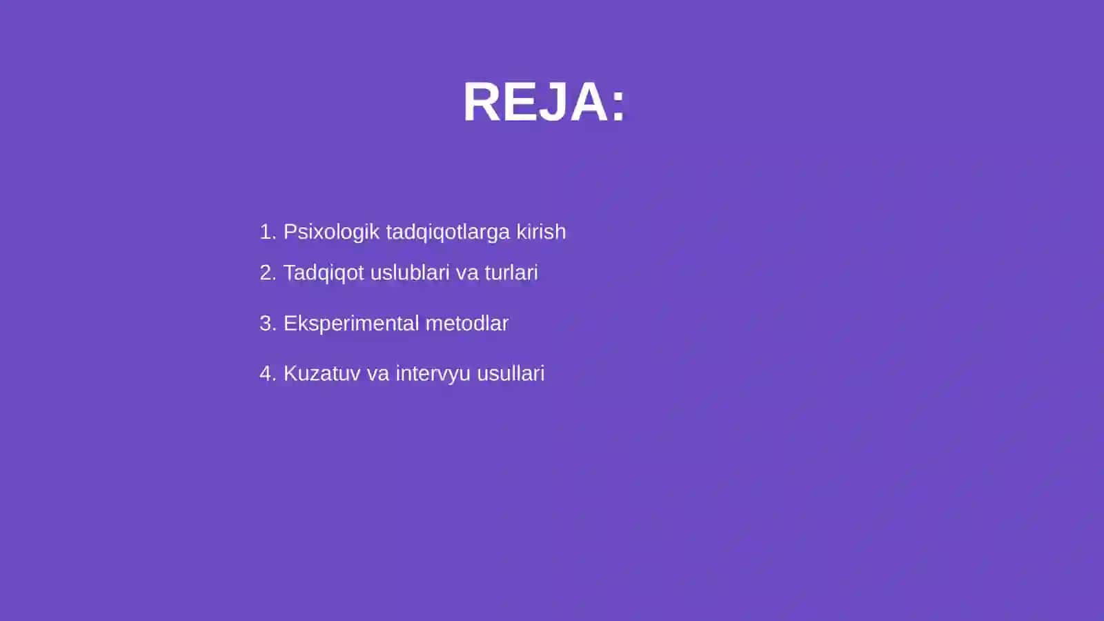 Psixologik tadqiqotlar 2
