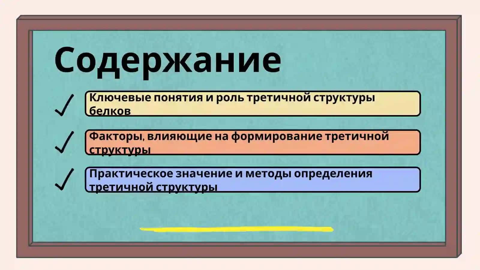 Третичный структура белков 2