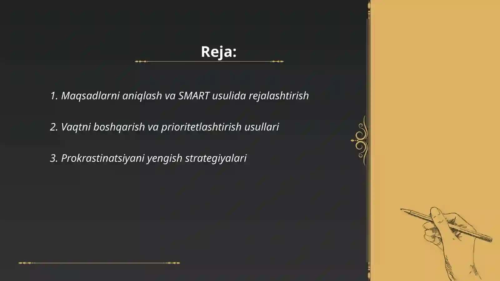 Oʻz oʻzini rivojlantirish va toʻsiqlarni bartaraf etish usullari 2