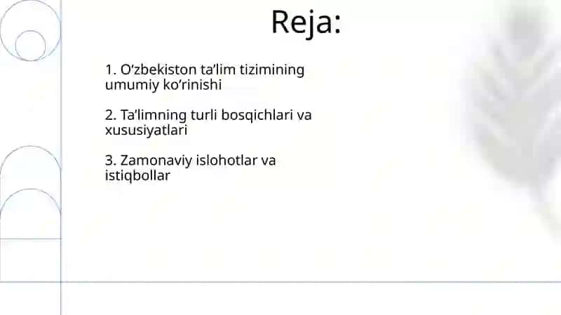 Oʻzbekiston Respublikasida ta'lim tizmi 2