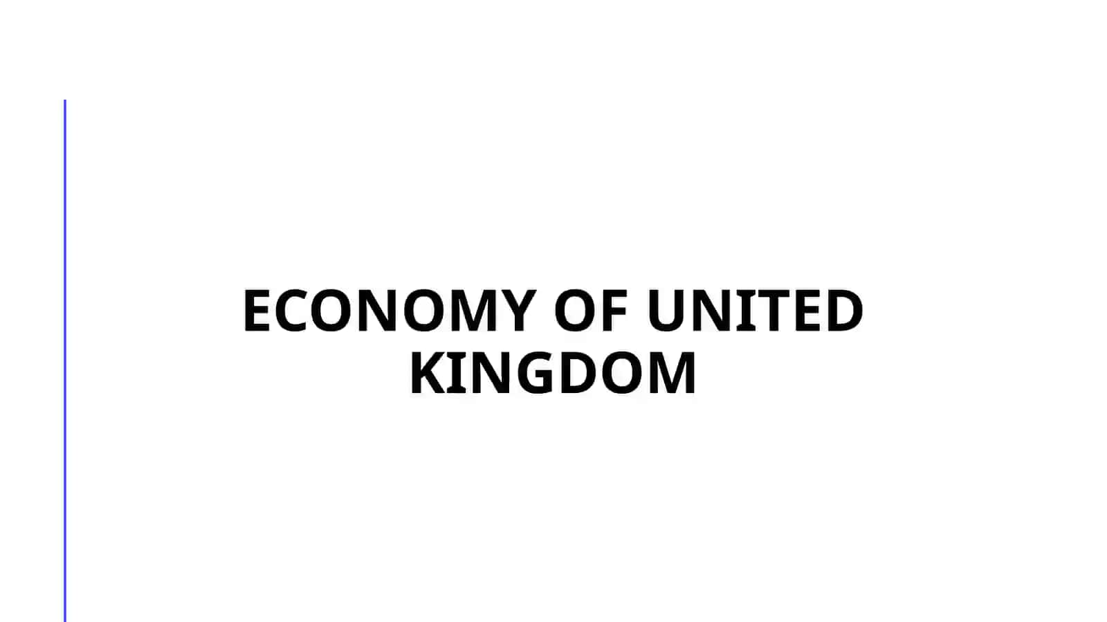 Economy of United Kingdom 2