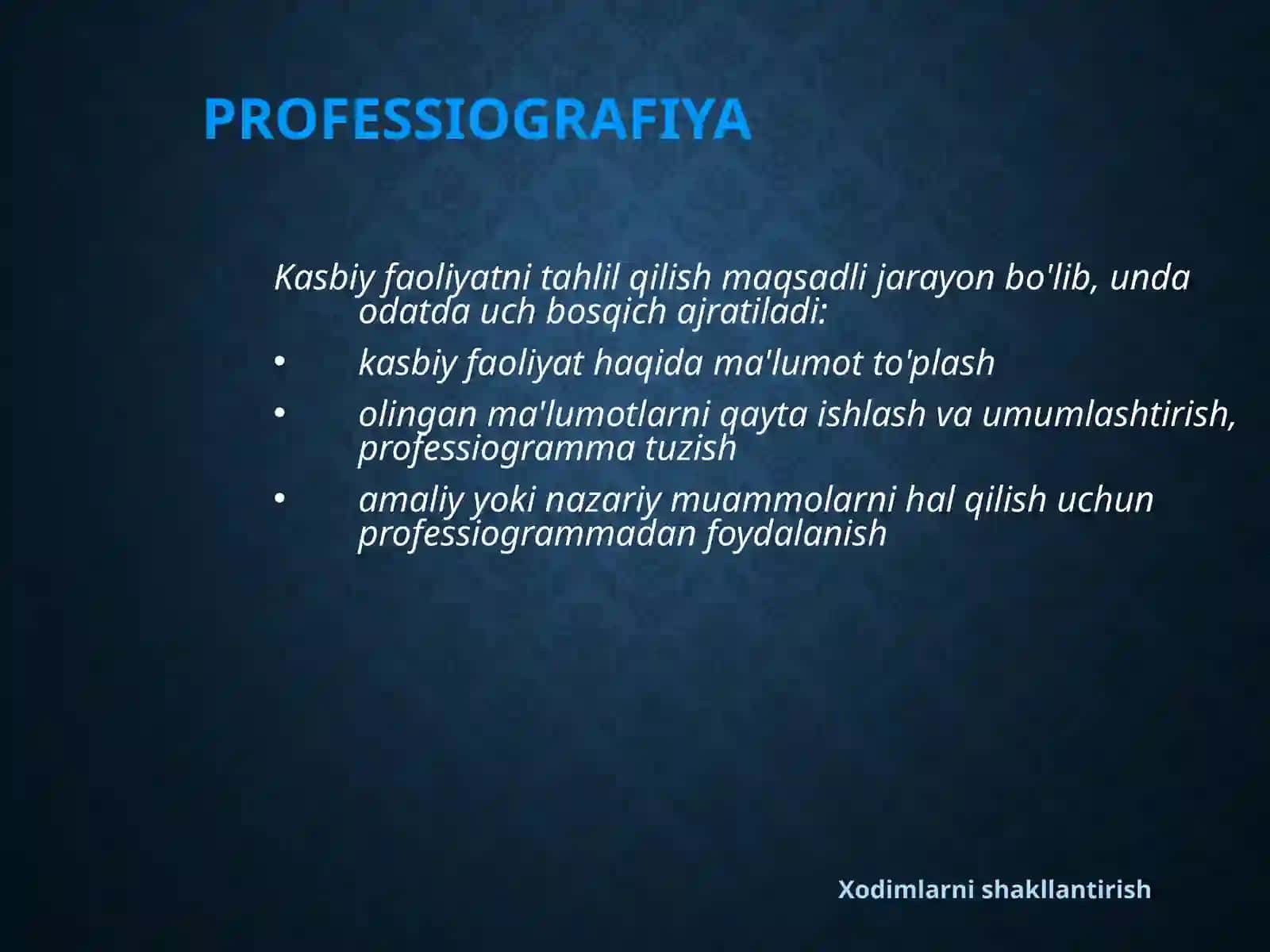 Professiografiya 2