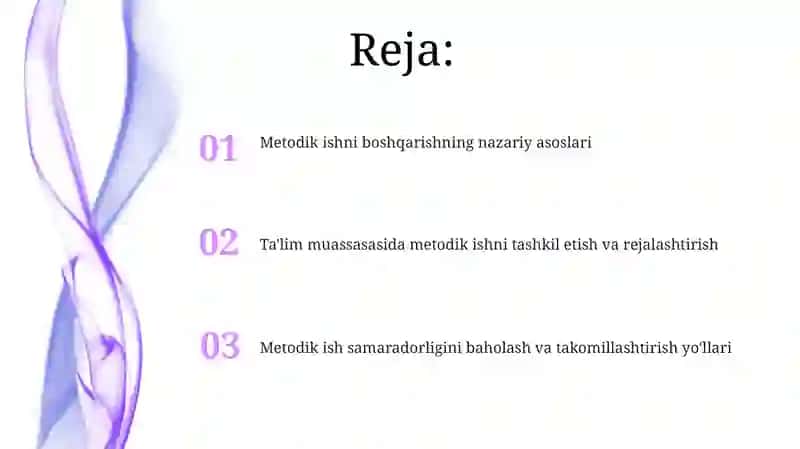 Ta'lim muassasasidametodikishlarniboshqarish 2