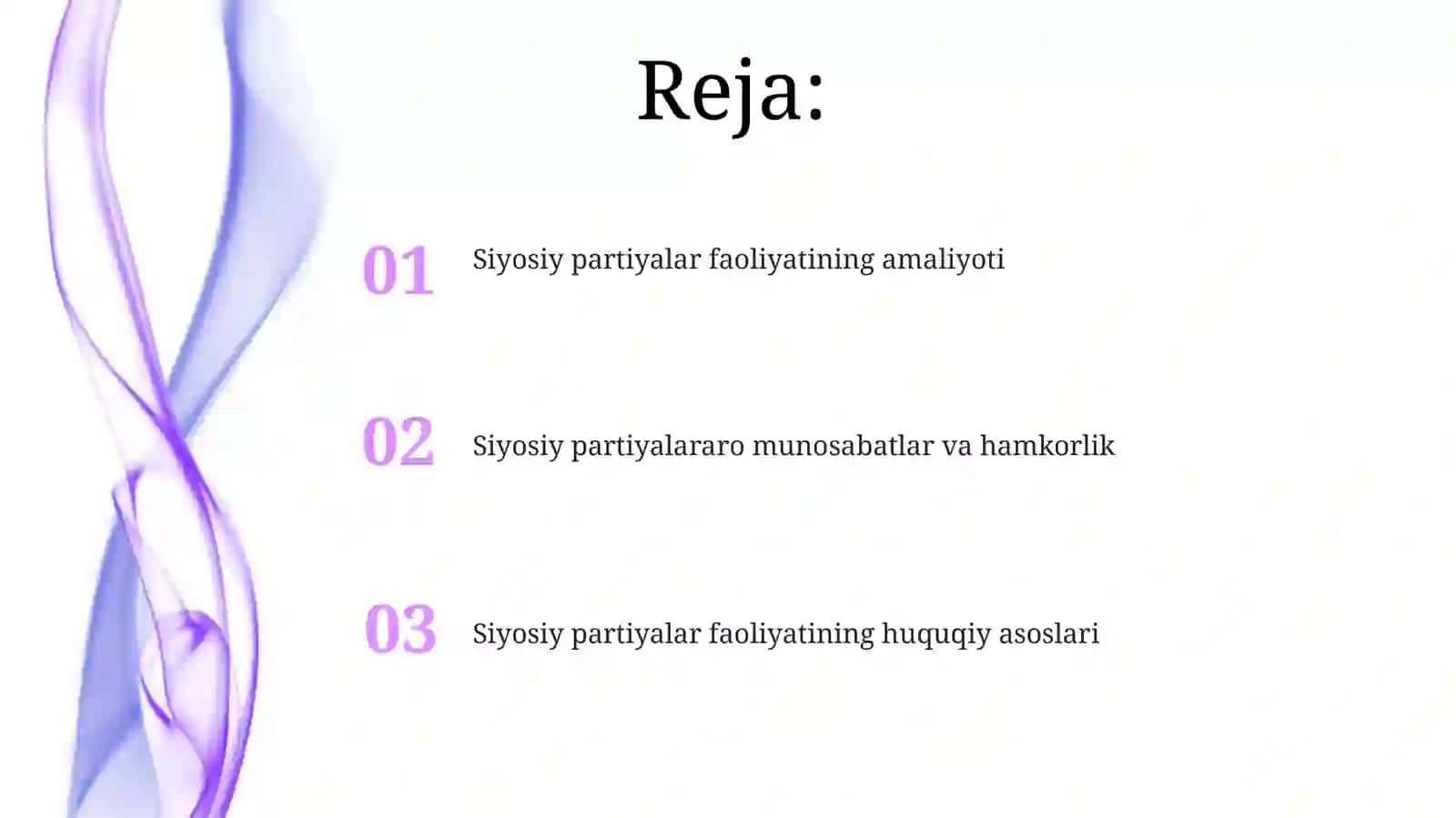 Oʻzbekiston Respublikasi partiyalar faoliyati 2