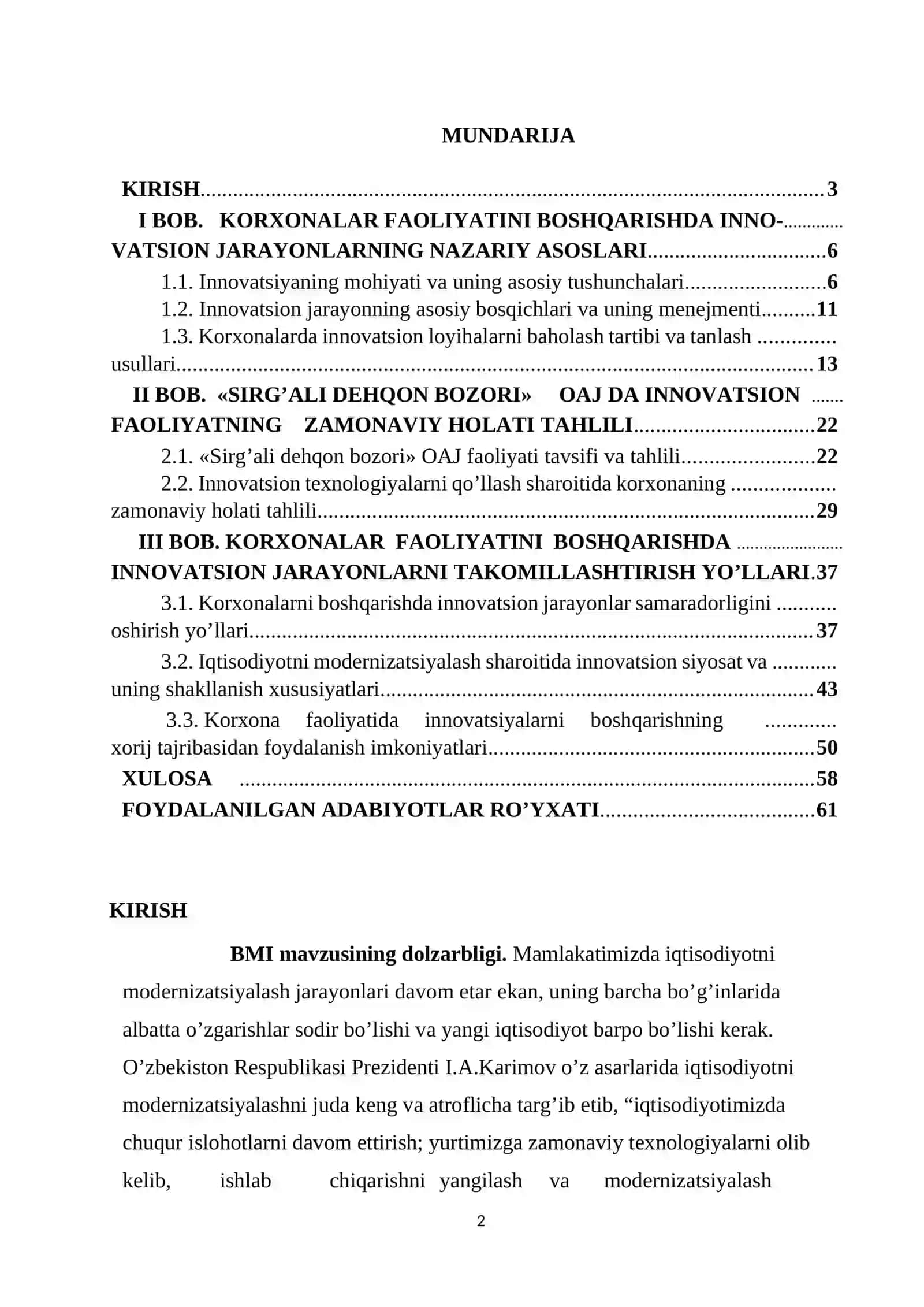 KORXONALARDA INNOVATSION FAOLIYAT 2