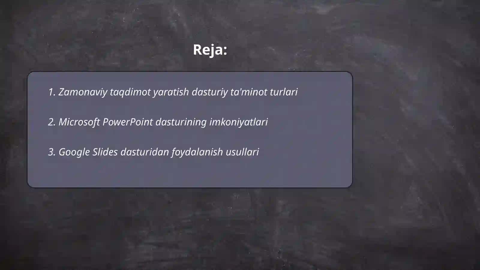 Zamonaviy taqdimot yaratish dasturlari 2